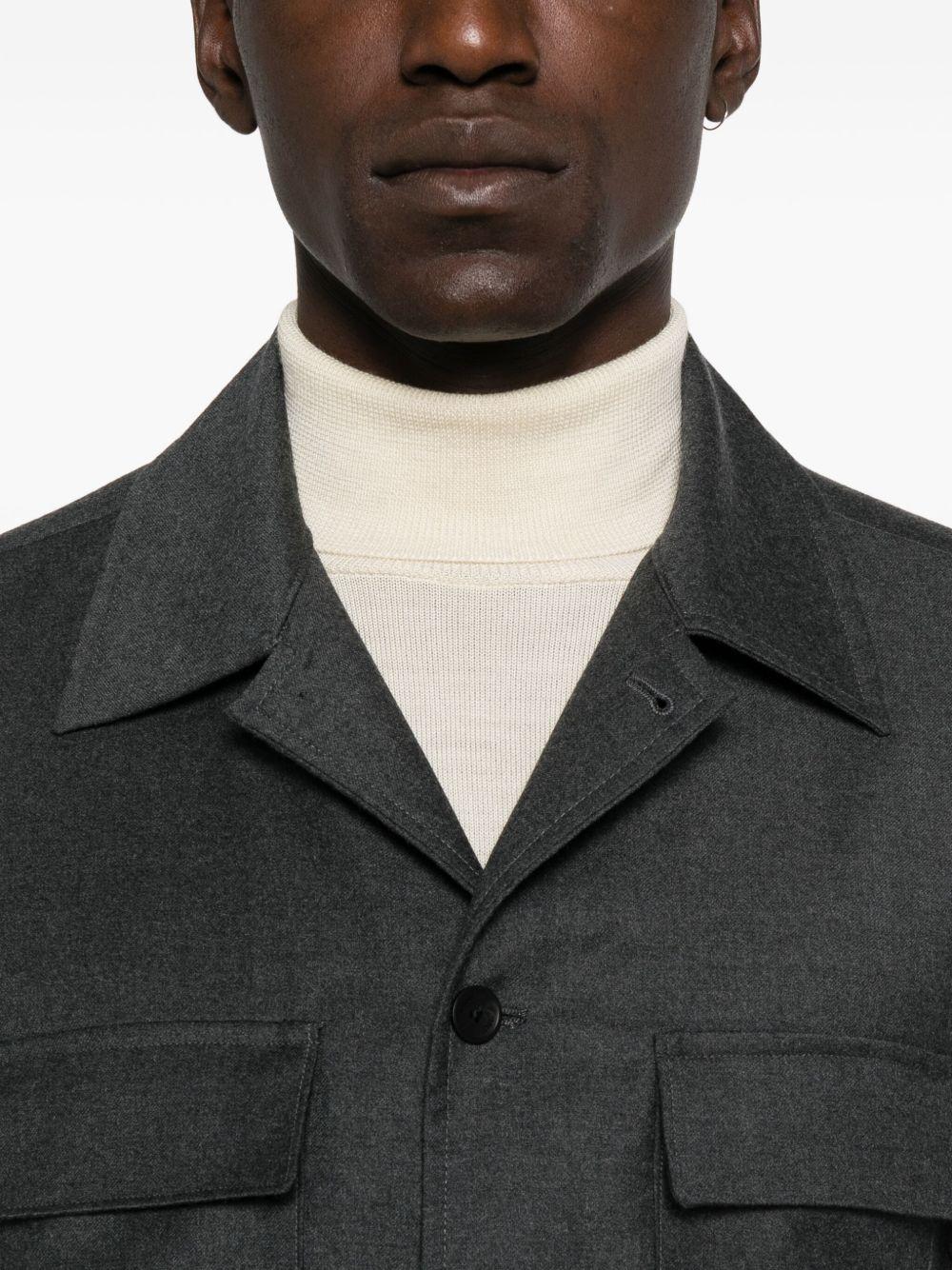 Camicia con taschino e bottoni in grigio Briglia 1949 - uomo 