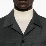 Camicia con taschino e bottoni in grigio Briglia 1949 - uomo 