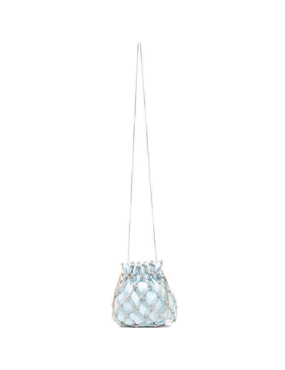 Borsa Selene Capri con cristalli in blu Rosantica - donna<BR/><BR/> 