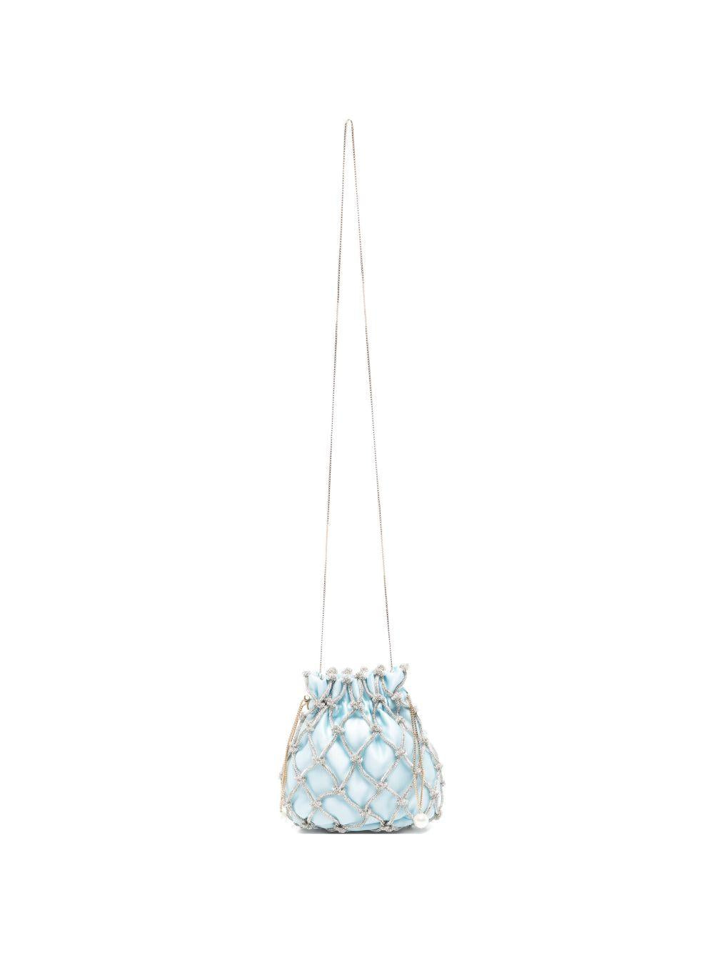 Borsa Selene Capri con cristalli in blu Rosantica - donna<BR/><BR/> 