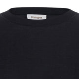 Maglione a girocollo in nero Kangra - uomo 