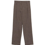 Pantaloni a righe in marrone Antonelli - donna 