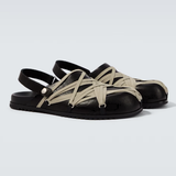 Mules megalace in nero Rick Owens - uomo 