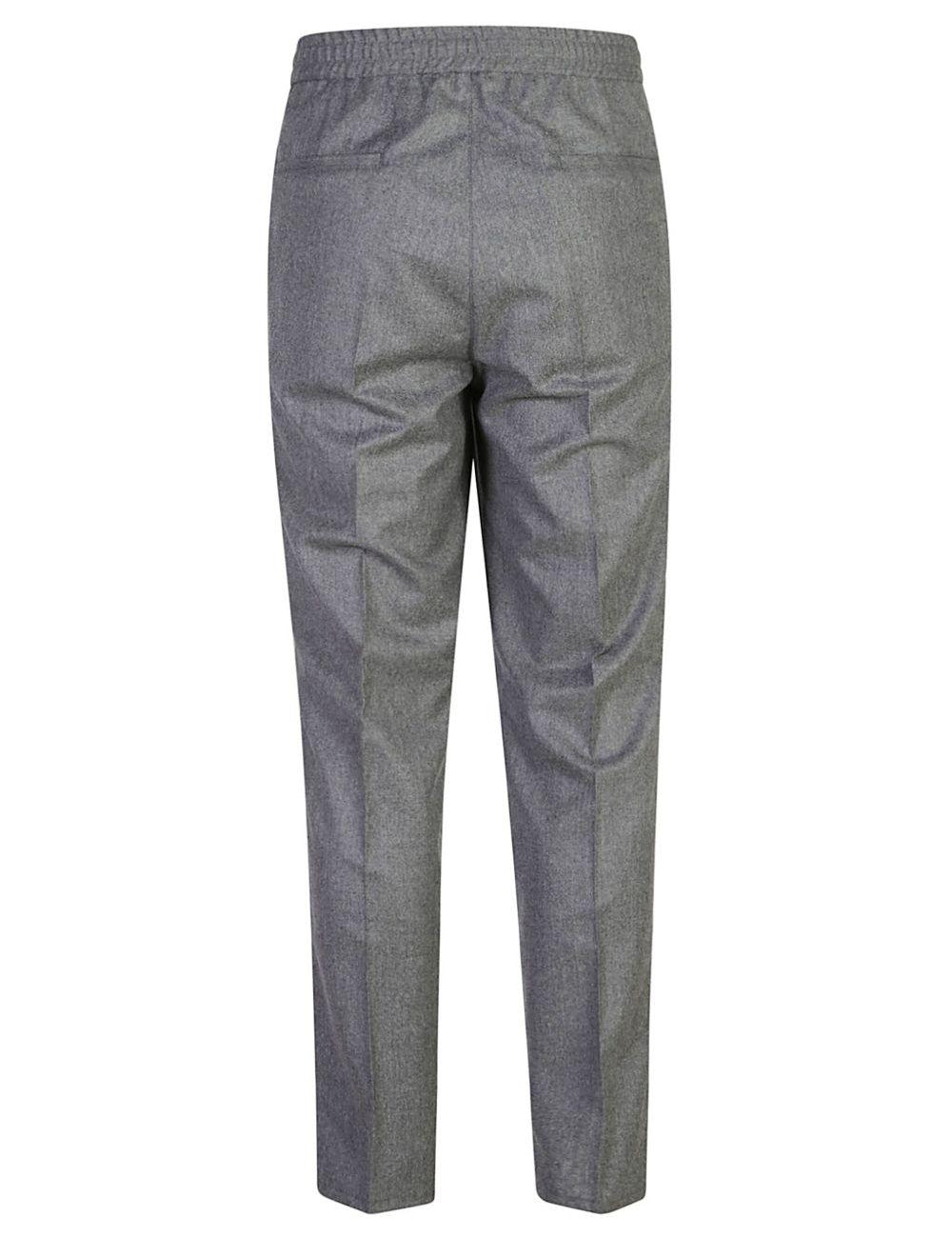Pantaloni con coulisse in nero Brunello cucinelli - uomo 