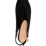 Sandali con zeppa in nero - donna 