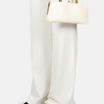 Pantaloni a gamba ampia in bianco ELie Saab - donna 