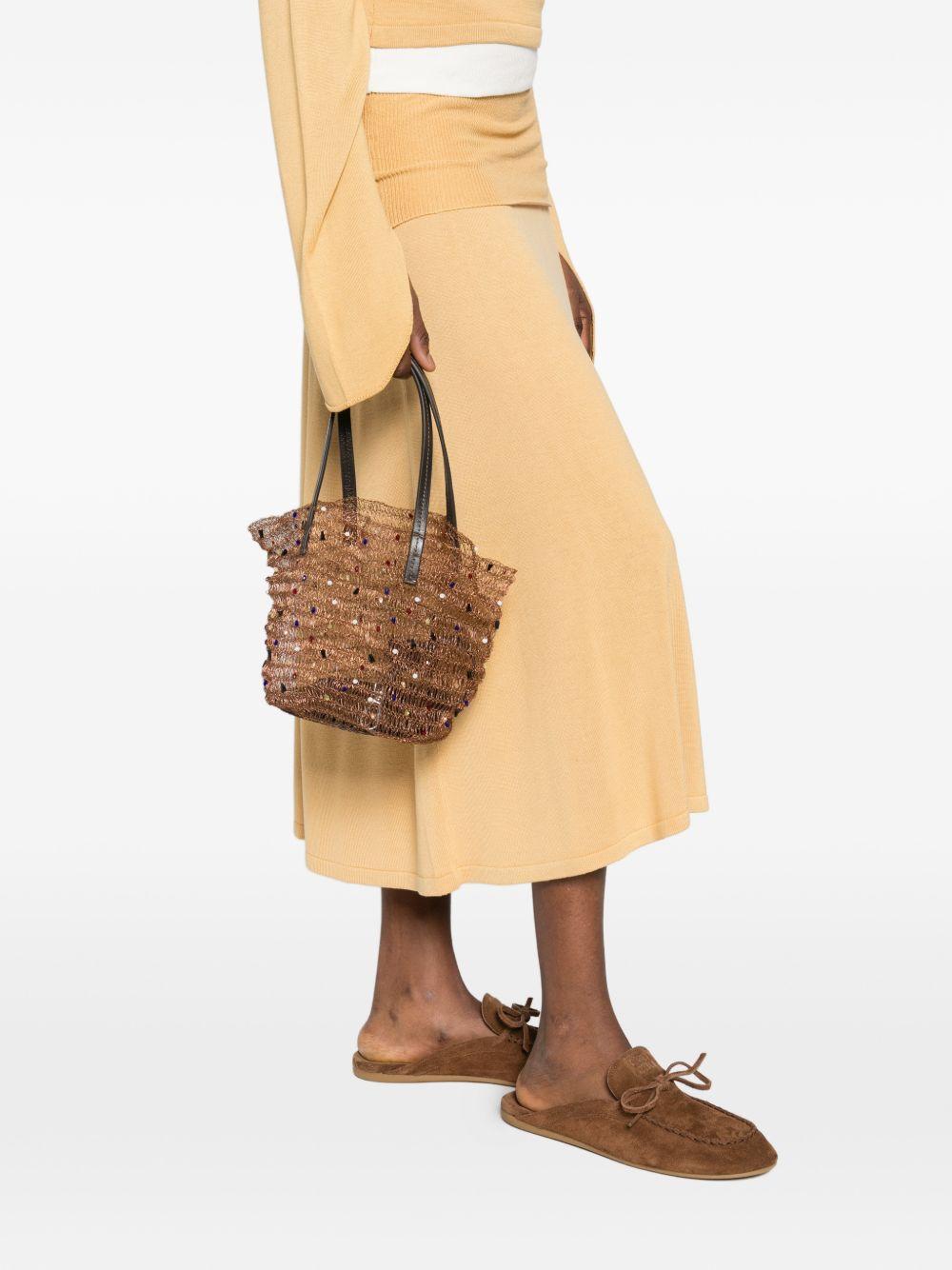 Borsa tote Jewel in ruggine Staud - donna 