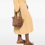 Borsa tote Jewel in ruggine Staud - donna 