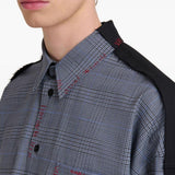 Camicia a quadri in blu e grigio Marni - uomo 