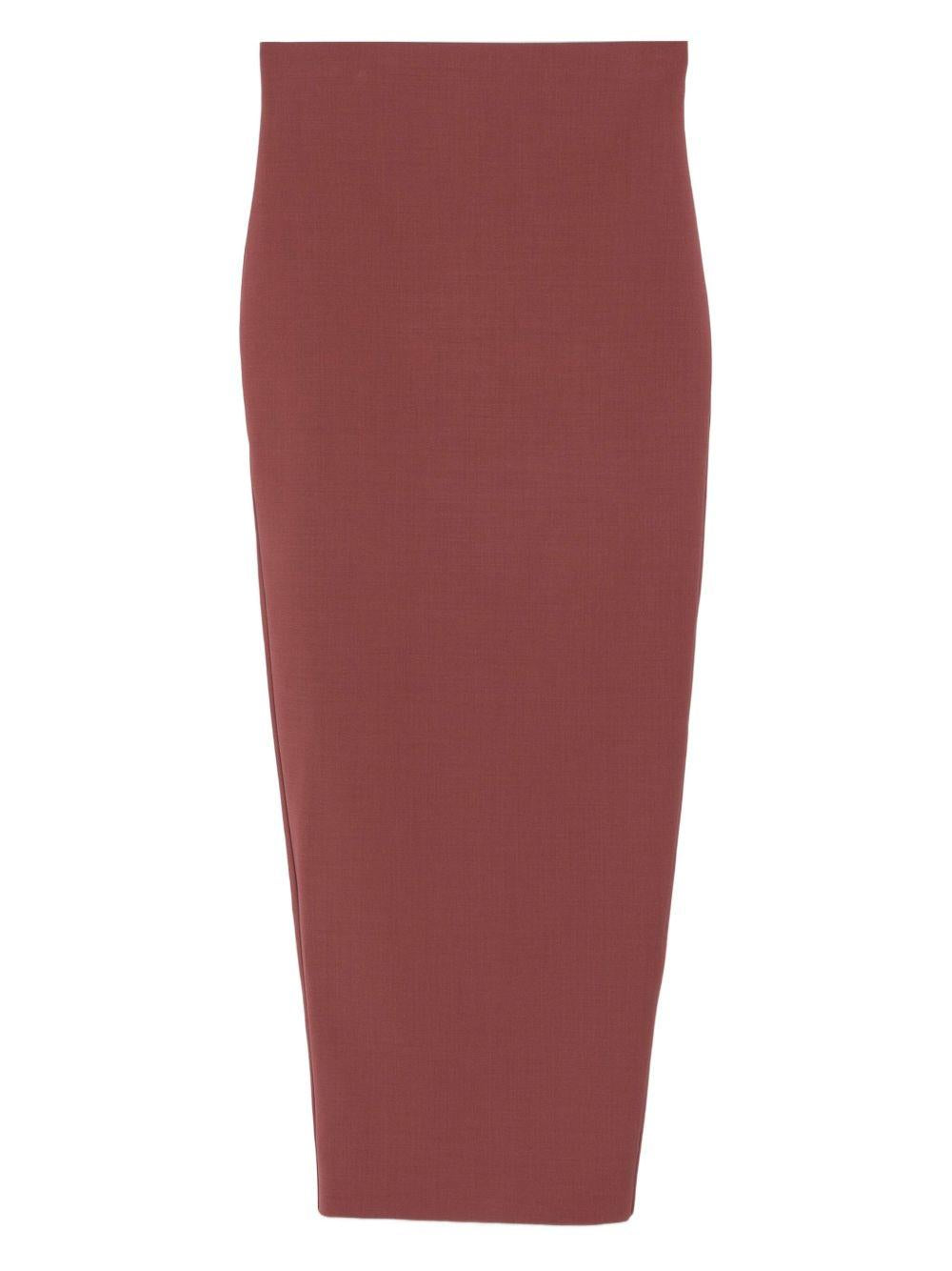 Gonna a vita alta in rosa Rick owens - donna 