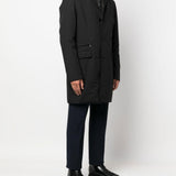 Cappotto Redon-SKT con cappuccio in nero MOORER - uomo 