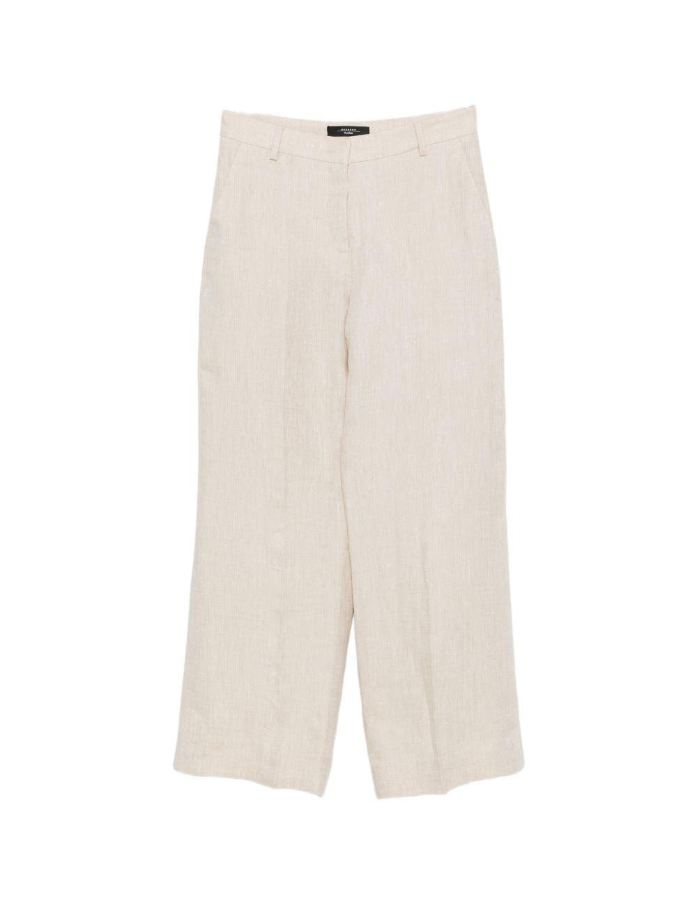 PANTALONI PALAZZO MALIZIA IN AVORIO MAXMARA WEEKEND - donna 