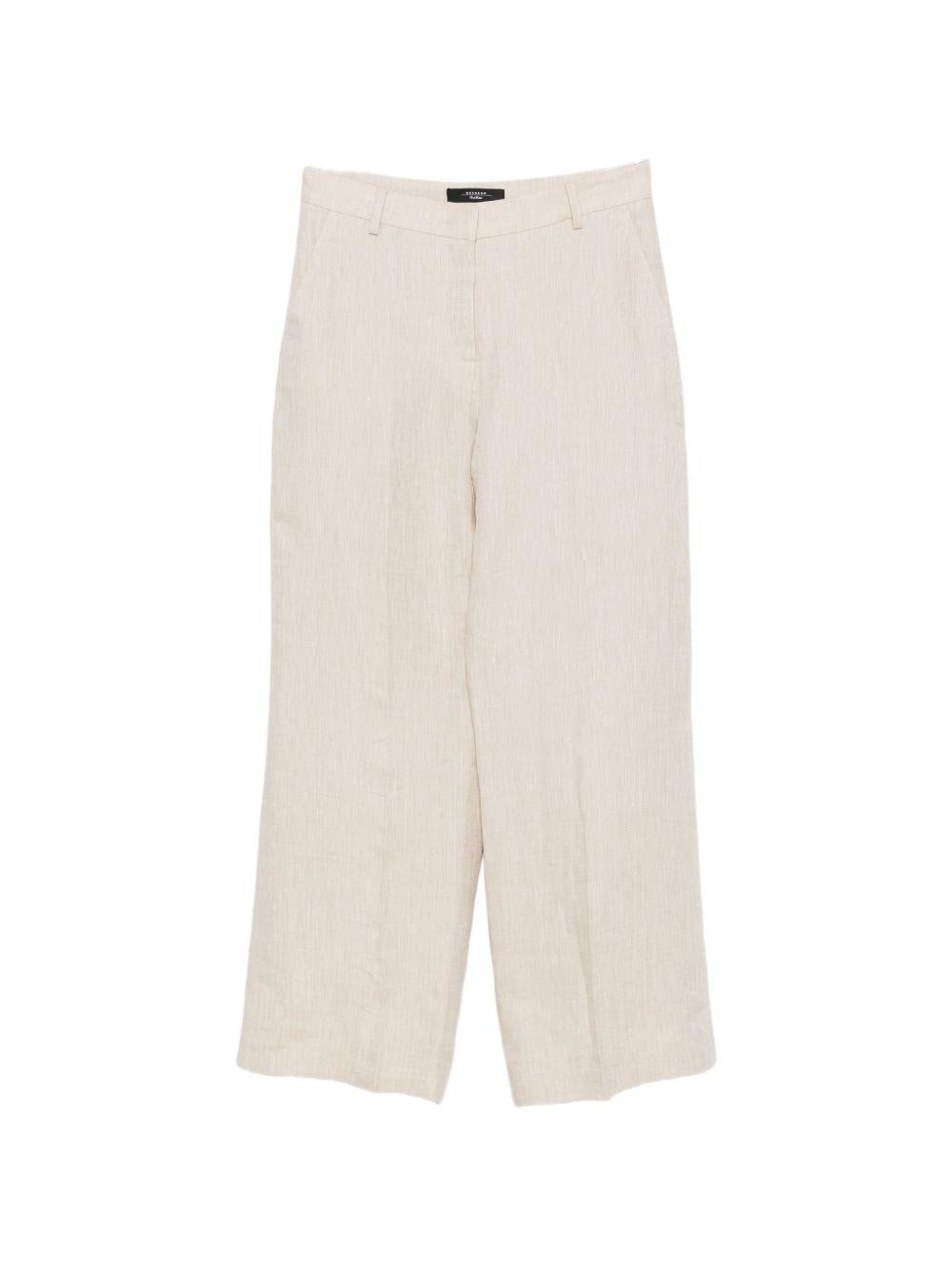 PANTALONI PALAZZO MALIZIA IN AVORIO MAXMARA WEEKEND - donna 