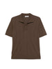 Polo in maglia in marrone Kangra - uomo