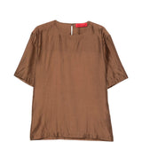 Camicetta a maniche corte Dean Dean in marrone The latest - donna 