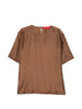 Camicetta a maniche corte Dean Dean in marrone The latest - donna