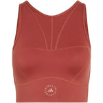 Top corto in rosa cripolla Adidas By Stella Mc Mcartney - donna 
