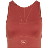 Top corto in rosa cripolla Adidas By Stella Mc Mcartney - donna 