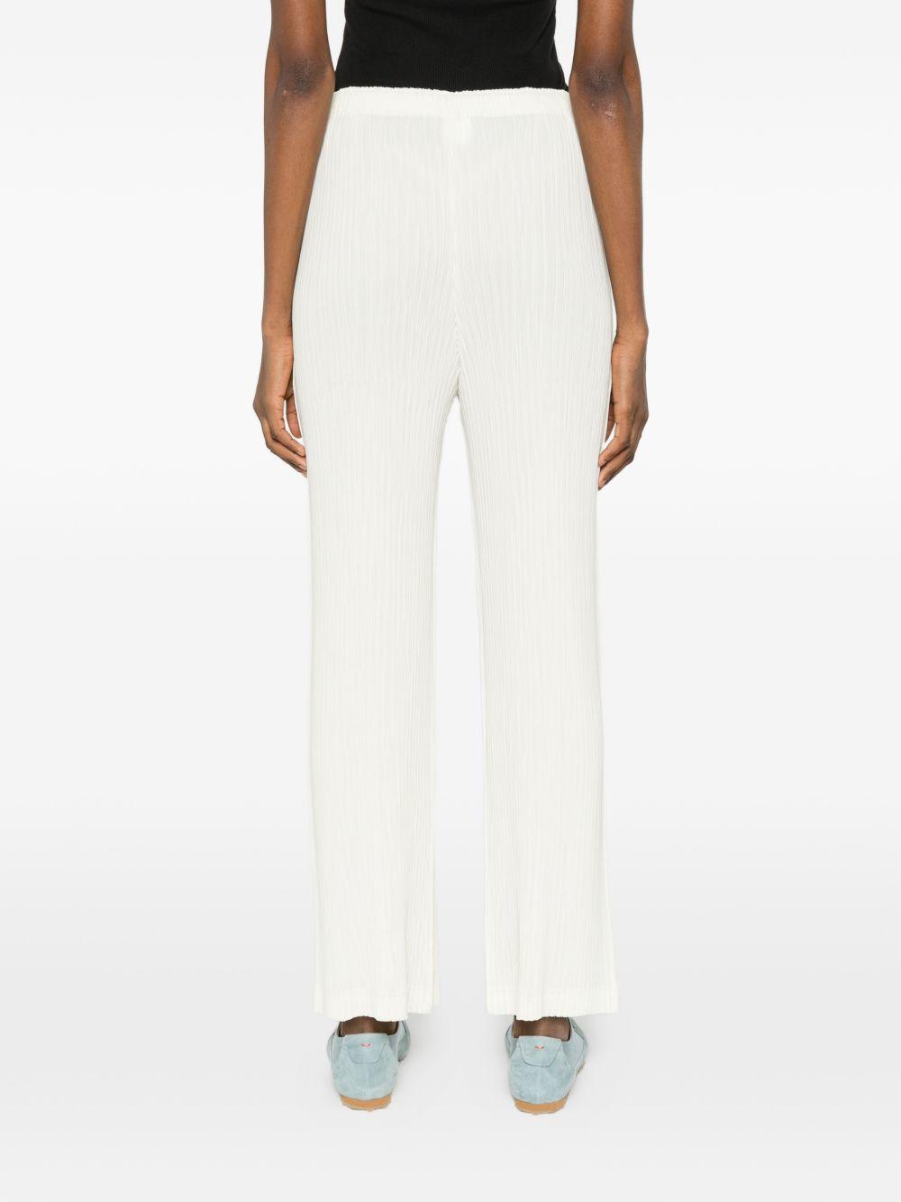 Pantaloni con pieghe in bianco Issey miyake  - donna 