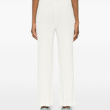 Pantaloni con pieghe in bianco Issey miyake  - donna 