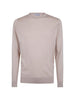 John Smedley Men's Rowland Fine-Knit Jumper in Beige