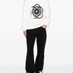 Felpa con stampa in bianco Kenzo - uomo 