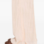 Pantaloni a palazzo con vita elasticata in rosa Forte forte - donna 