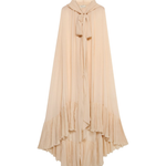 Top lungo con cappuccio in beige Blumarine - donna 