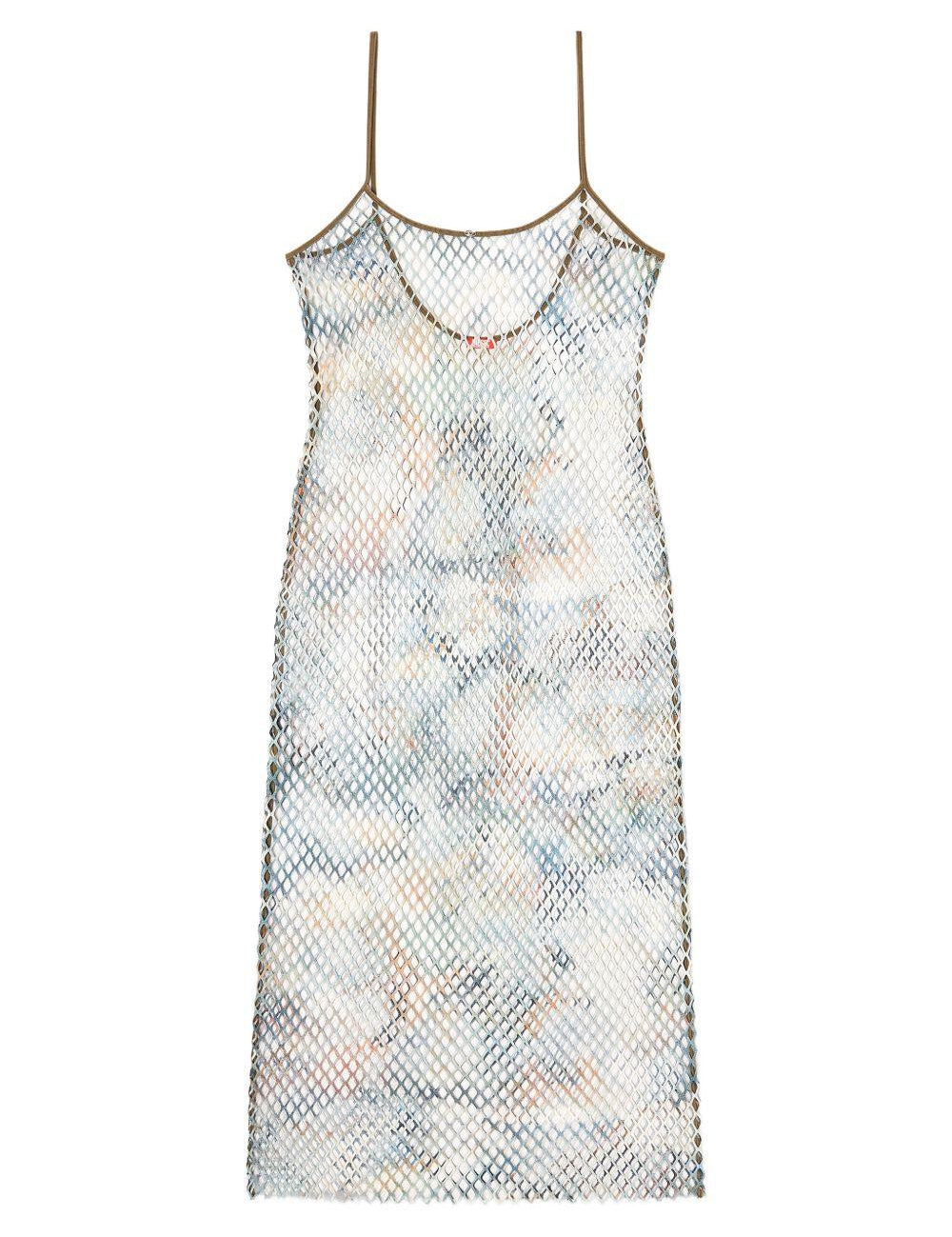 Copricostume in rete in blu Diesel - donna 