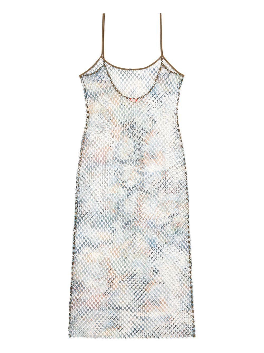 Copricostume in rete in blu Diesel - donna 
