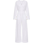 Tuta a maniche lunghe drew in bianco Th Latest - donna 
