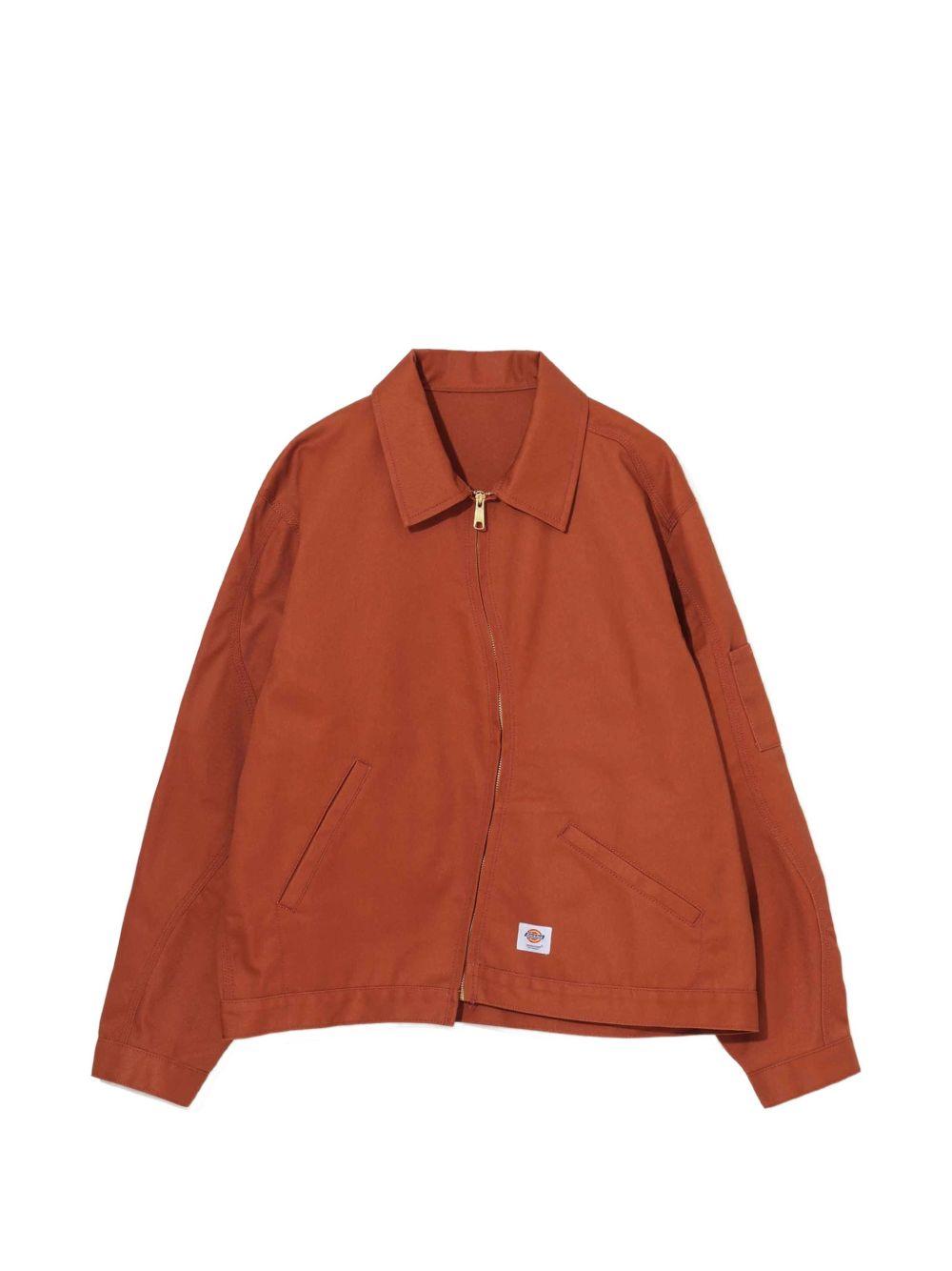Giacca con zip in arancione Undercover - uomo 