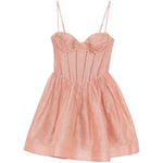 Abito mini Luna corsetto in rosa ZIMMERMANN - donna 
