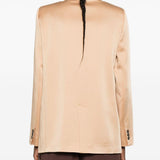 Blazer monopetto in beige Forte Forte - donna 