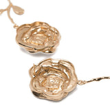 Orecchini con rosa in oro Magda butrym - donna 