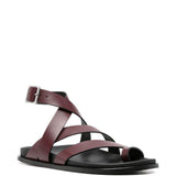 Sandali in pelle in bordeaux Alohas - donna 