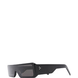 Occhiali da sole con montatura geometrica gethshades in nero 