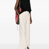 Pantaloni a gamba ampia  in beige Dries van noten - donna 