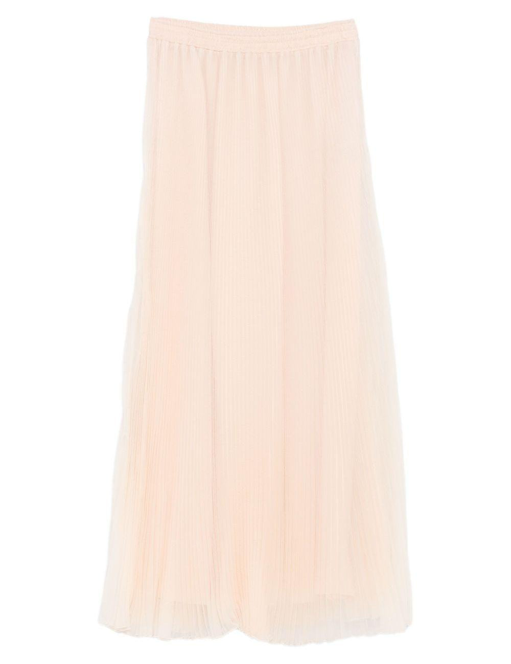 Gonna midi a pieghe in rosa Ermanno Scervino - donna 
