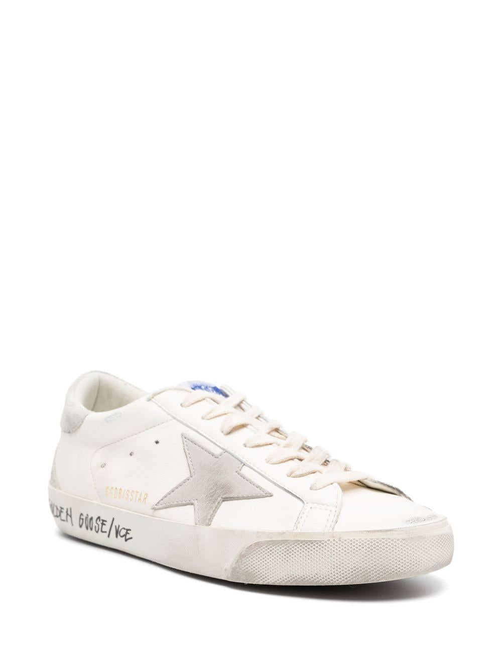 Sneakers Super Star in bianco Golden goose - uomo 