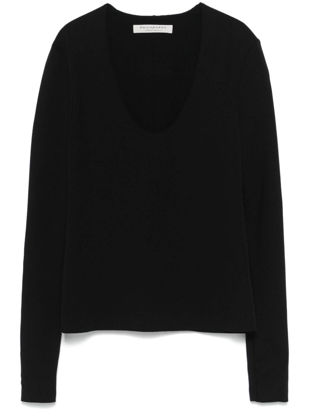 Maglia Scuba in nero Philosophy - donna 