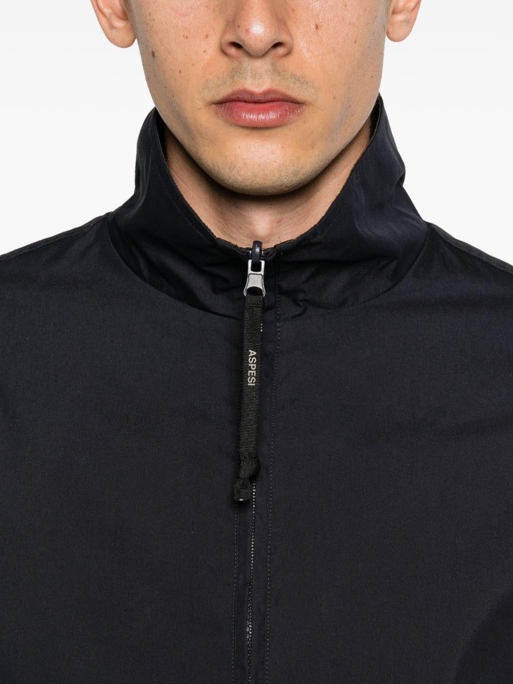 Giacca con zip in blu Aspesi - uomo 