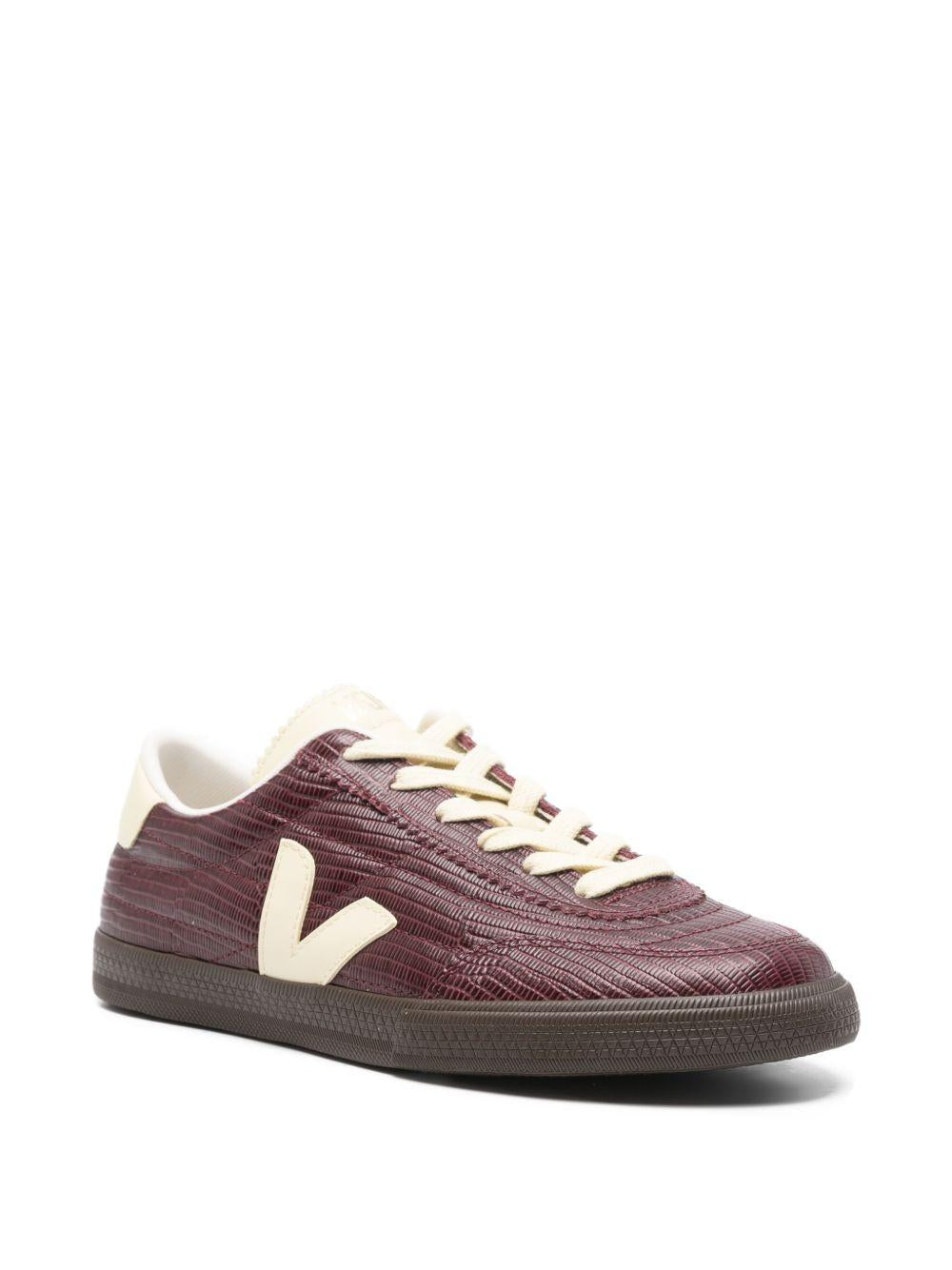Sneakers basse panenka in bordeaux Veja - donna 