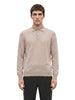 Polo in cotone grigio chiaro