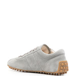Sneakers basse in pelle in grigio Tod's - donna 