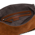 Borsa a spalla Harlow in marrone Staud - donna 