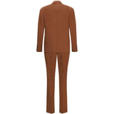 Completo Iconic doppiopetto in marrone Lardini - uomo 