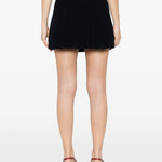 Minigonna plissé in blu Thelaurent - donna 