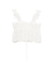 Top con lacci in pizzo in bianco Maurizio - donna