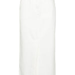 Gonna lunga ronald in bianco loulou de saison - donna 